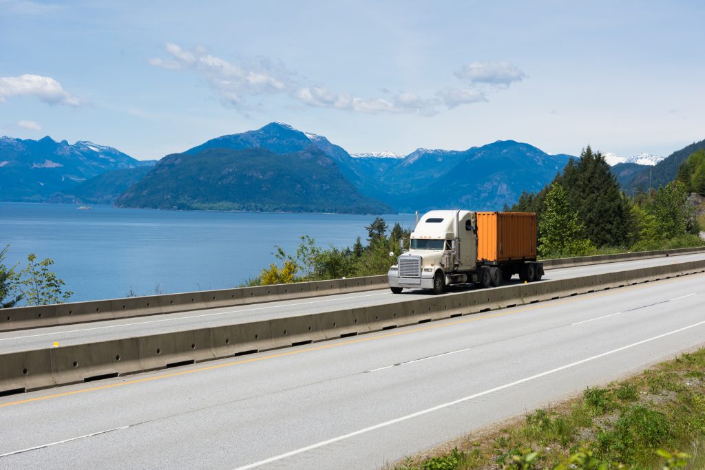 Canadian semi-truck legal compliance while transporting consumer goods
