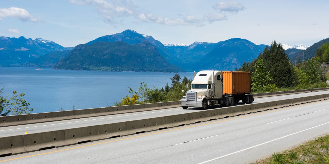 Canadian semi-truck legal compliance while transporting consumer goods