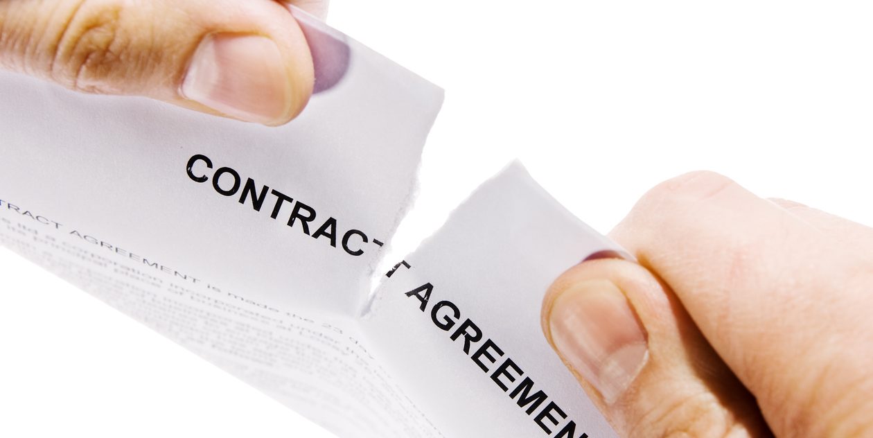 Broken contract agreement Vancouver