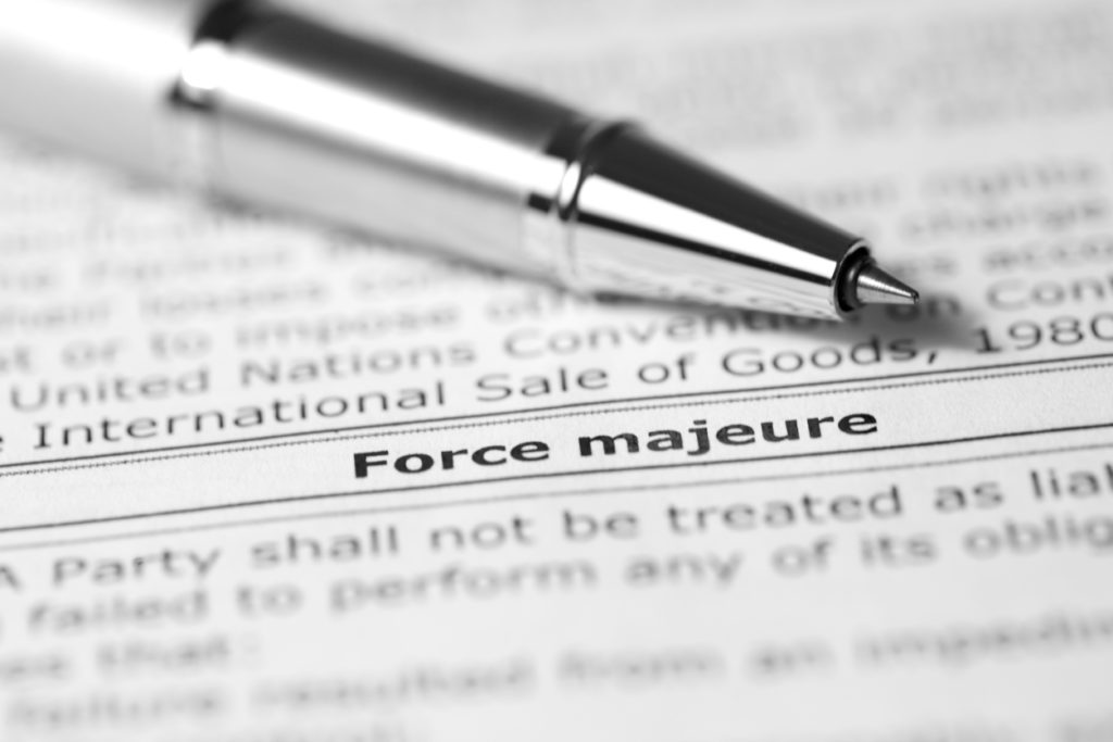 Force Majeure - COVID-19 Contract Disputes