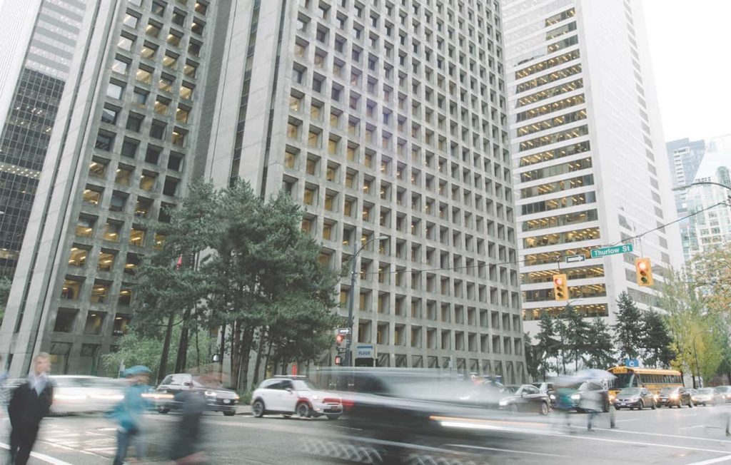 Outside Watson Goepel HQ in Vancouver