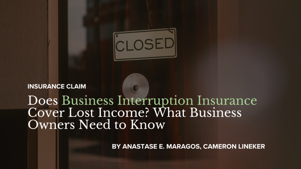 Business interuption insurance